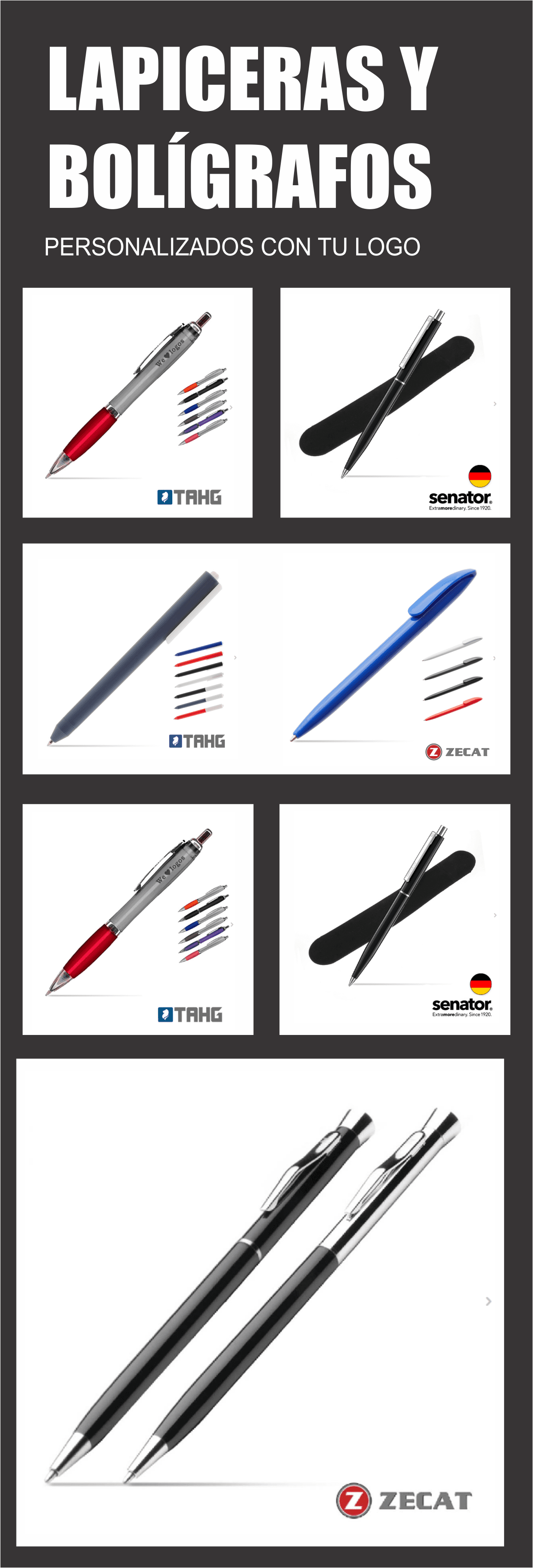 LAPICERAS PERSONALIZADAS CON LOGO